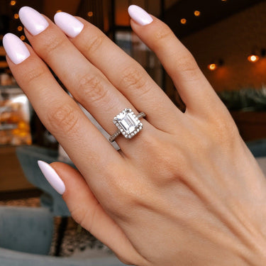 Silver Rectangle Ring - Promise Ring - Silver Ring - Engagement Ring for Women Ring Brother & Sisters